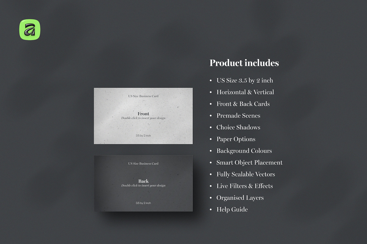 US Business Card Mockups—Affinity v3, a Books & Magazine Mockup by Sasha Lantukh (Photo 14 of 17)