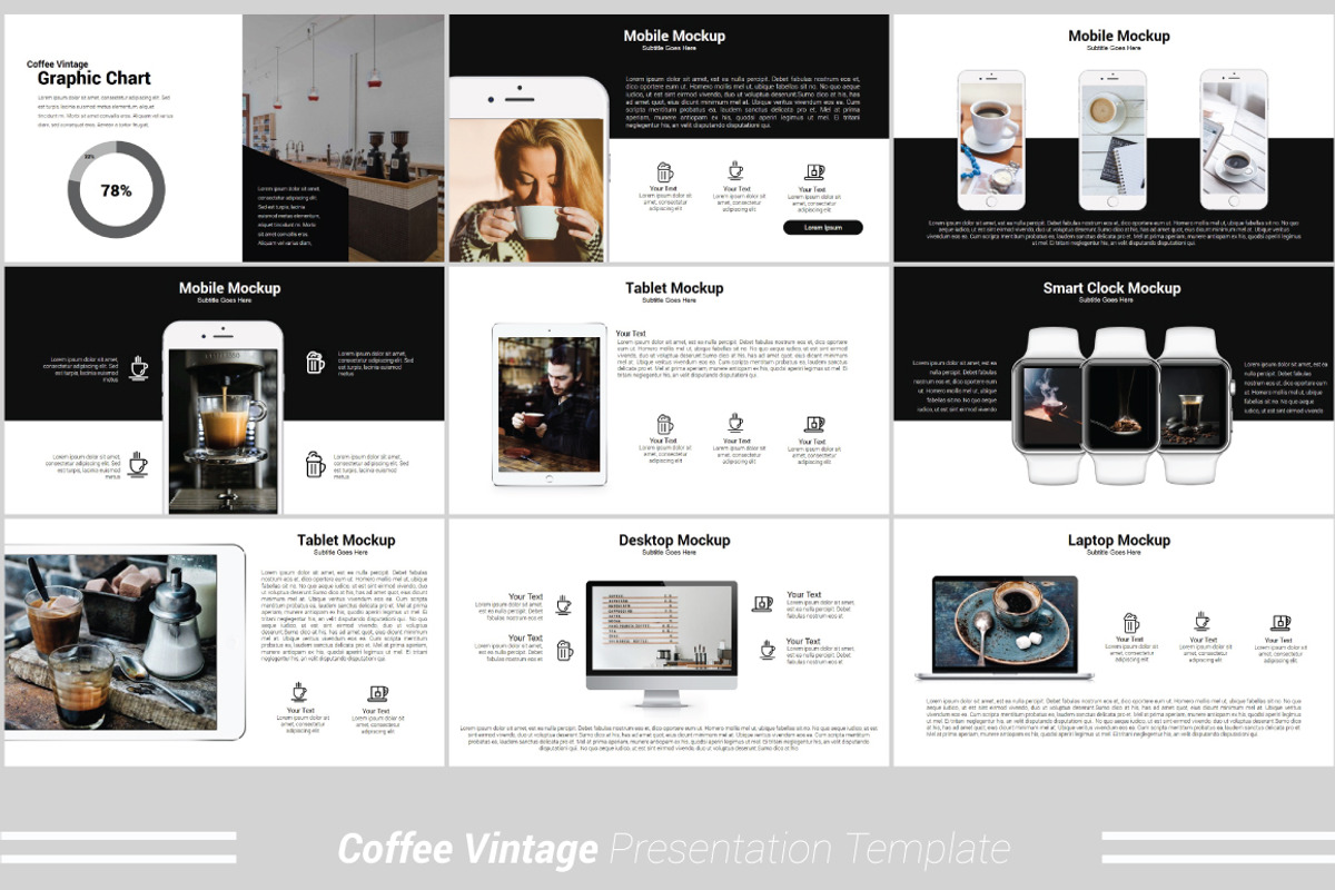 Coffee Vintage Powerpoint Template, a Presentation Template by Presentation Official (Photo 11 of 13)