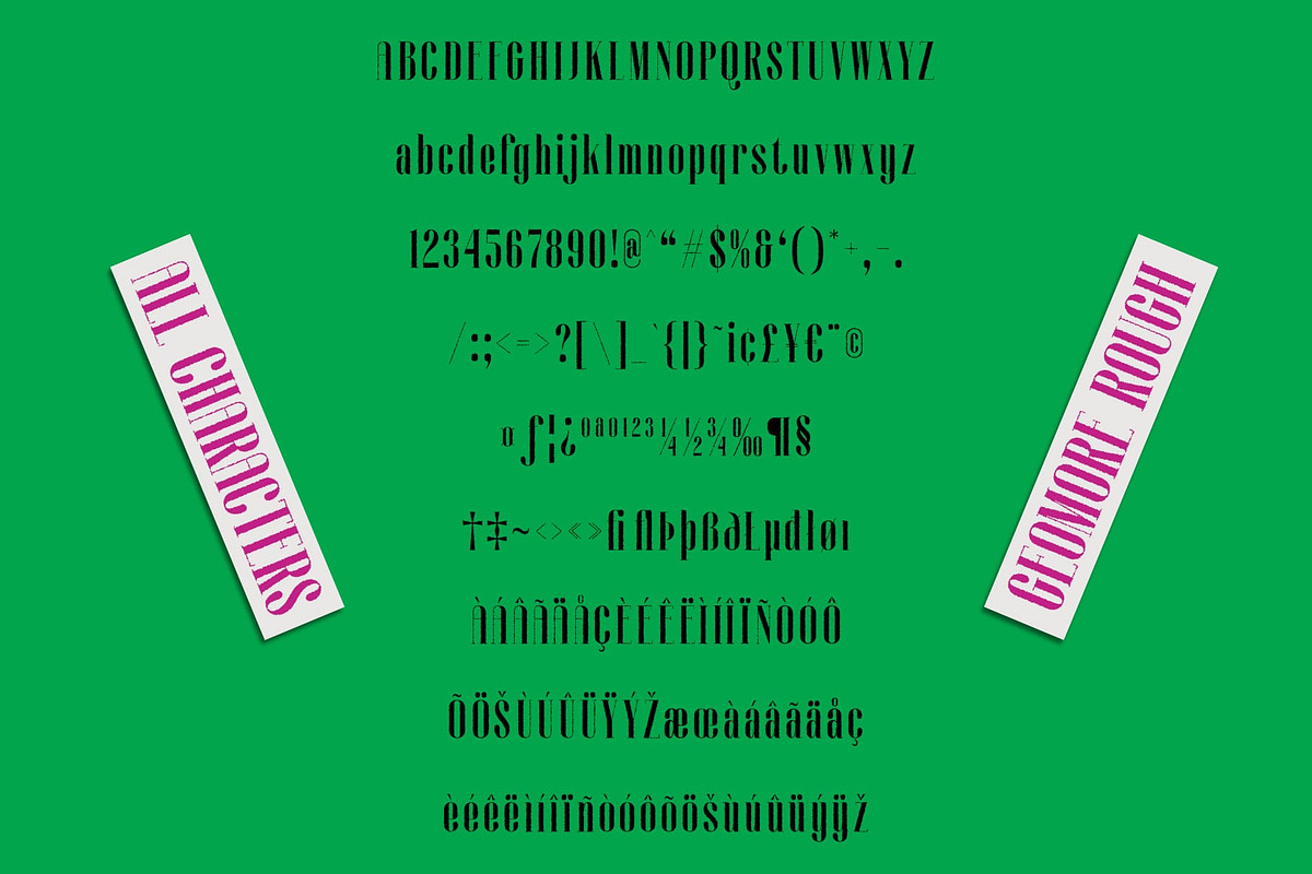 Geomore Rough, a Serif Font by Craft Supply Co. (Photo 8 of 8)