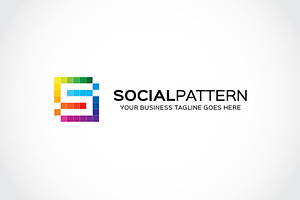 Social Pattern Logo Template