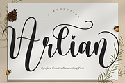 Arlian | Script Font, a Script Font by Scratchones (Thumbnail 1 of 8)