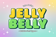 Jelly Belly - Playful Bubble Font, a Sans Serif Font by KiddoGlyphs Studio (Thumbnail 1 of 3)