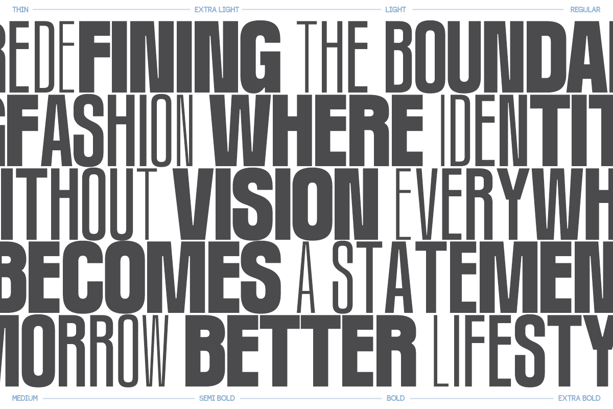 GC Chroma — Condensed Sans Family, a Sans Serif Font by Glyphonic (Photo 8 of 15)