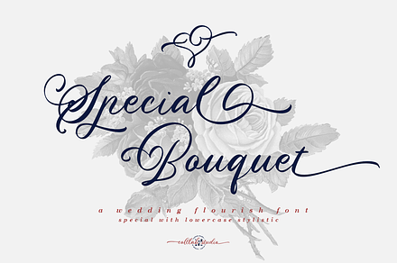 Special Bouquet | A Flourish Font