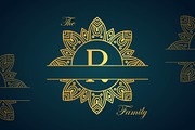 Diamond Mandala Monogram, a Symbol Font by Dm Studio (Thumbnail 4 of 8)