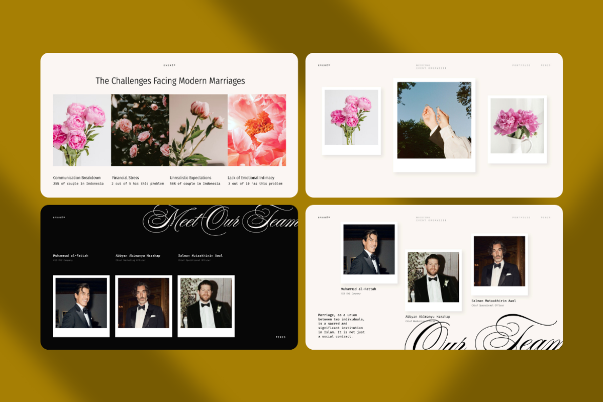 Evere Wedding Portfolio Keynote, a Presentation Template by Unich Design Bureau (Photo 2 of 7)