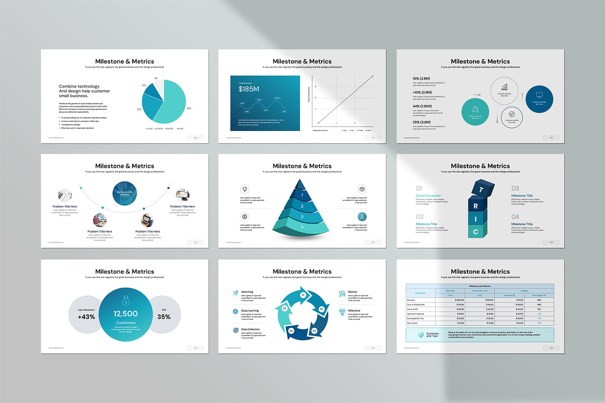 Business Plan PowerPoint Template, a Presentation Template by creathrivestudio (Photo 18 of 30)