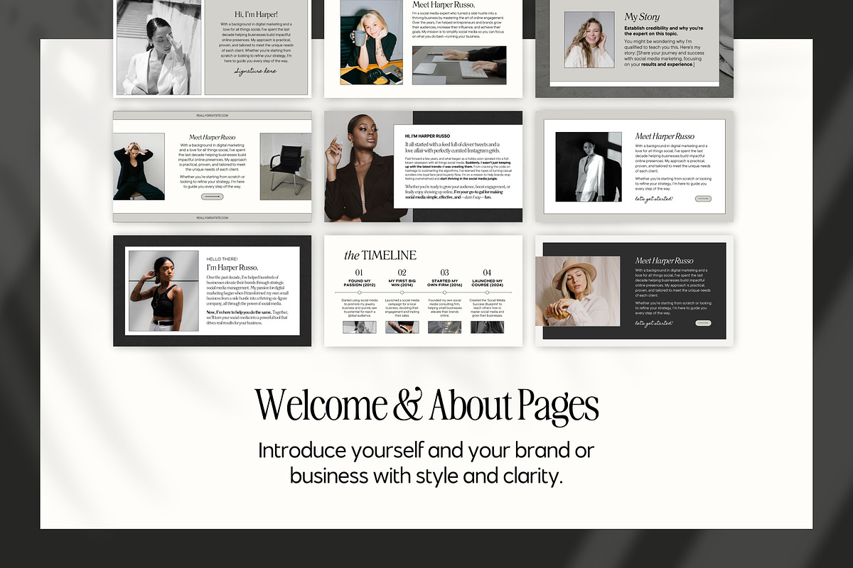 Slide Deck & Webinar Canva Templates, a Presentation Template by Fallon Gerst (Photo 7 of 22)