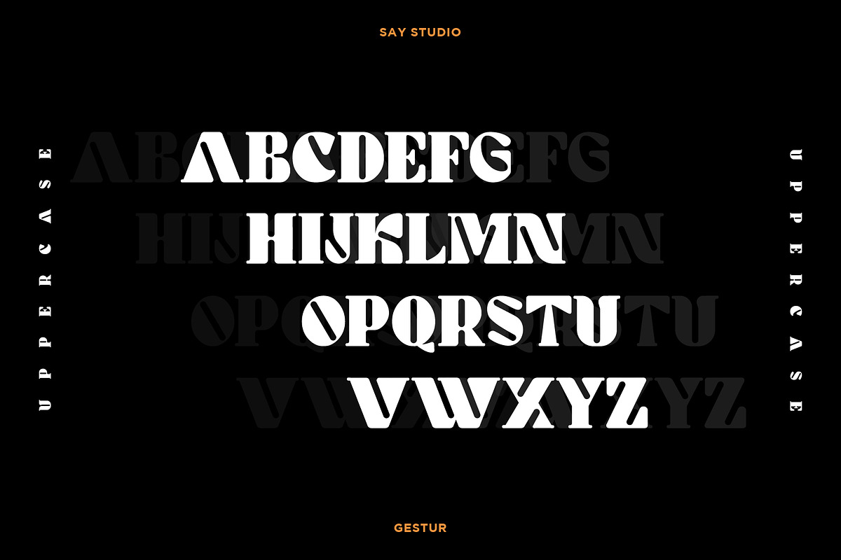 Gestur Display Font, a Sans Serif Font by Say Studio (Photo 9 of 15)