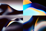 Chroma Waves Abstract Backgrounds, a Background Graphic by codetoform (Thumbnail 2 of 4)