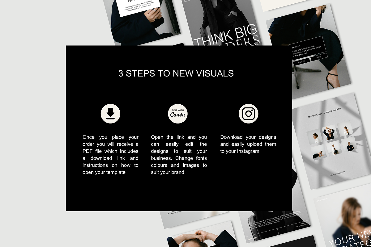 CANVA Minimal VOL 2 Instagram Posts, a Social Media Template by thebusinessoutfit (Photo 12 of 12)