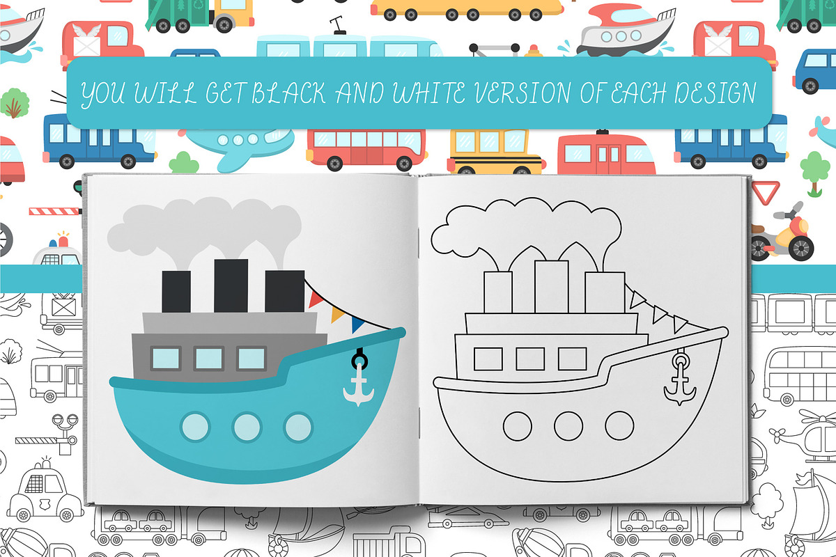 Transportation clipart, an Object Graphic by Lexi Claus (Photo 11 of 12)