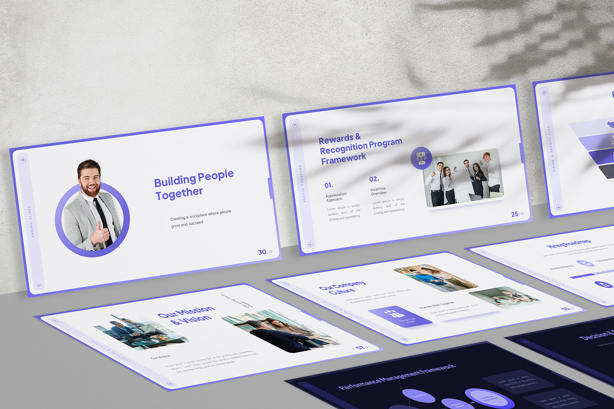 HR Pitch Deck Google Slides, a Presentation Template by New Coral Design (Photo 6 of 6)