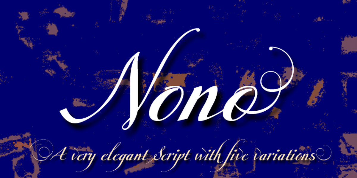 Nono, a Script Font by Wiescher-Design (Photo 1 of 6)