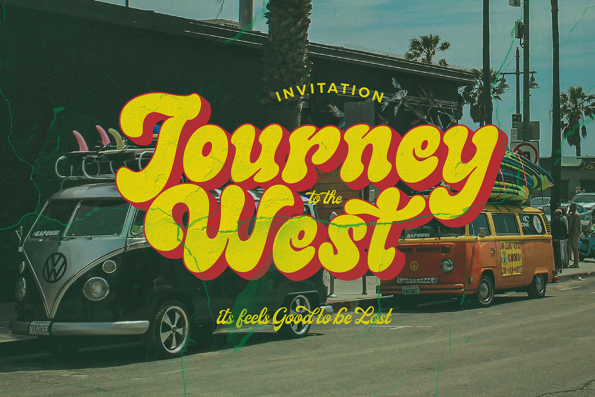 Sunnyside Groovy Font + Extras, a Script Font by Fortunes Co (Photo 9 of 14)