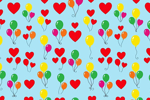 Bright seamless pattern with colorfu, an Abstract Photo by Imaginarium