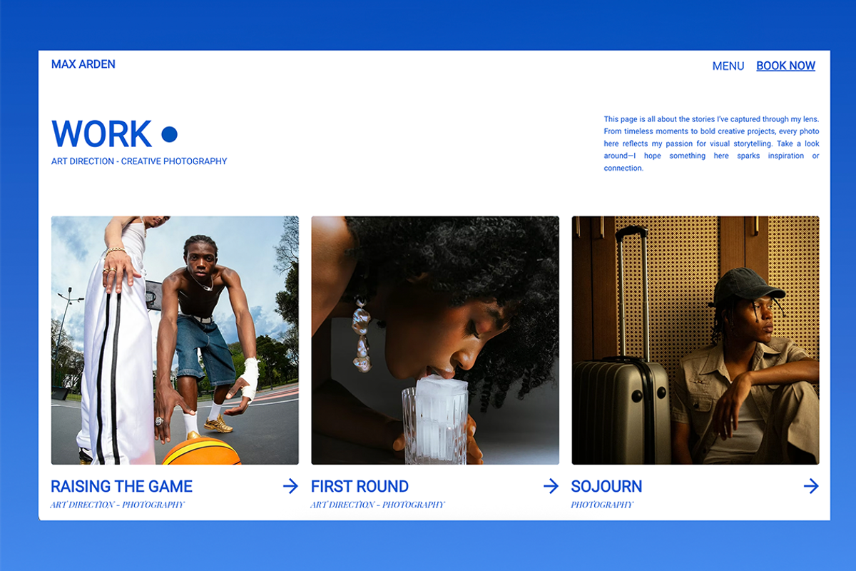 Modern Creative Portfolio Template, a Wix Template by pixlspace (Photo 6 of 10)