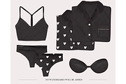 Lingerie pantie underwear clipart, an Illustration by Milatoo (Thumbnail 6 of 7)