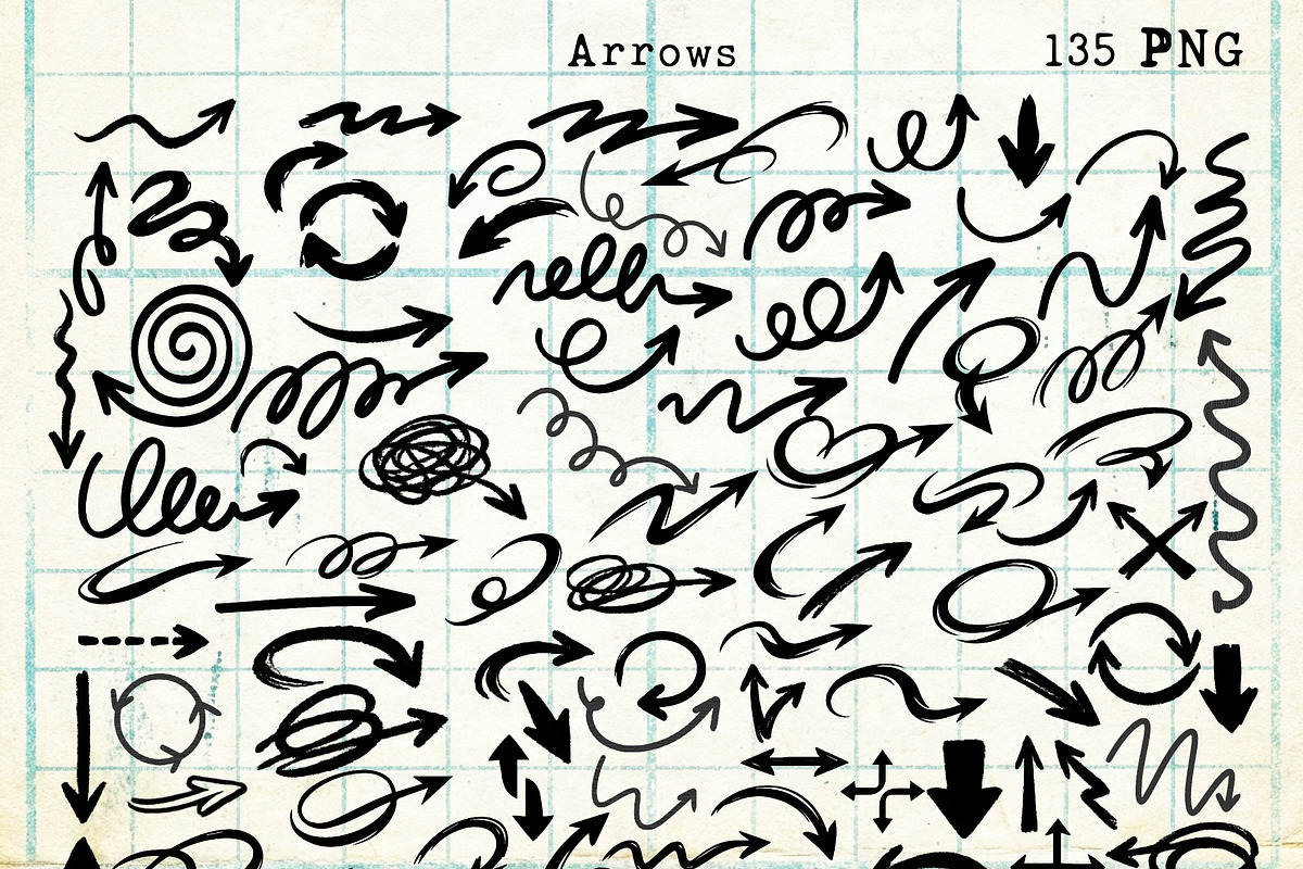 Hand-Drawn Doodles & Graphic Marks, an Object Graphic by DreamoraArt (Photo 4 of 13)