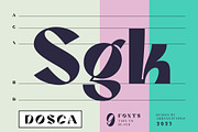 Dosca - Display Font, a Sans Serif Font by Ardyanatypes (Thumbnail 2 of 12)