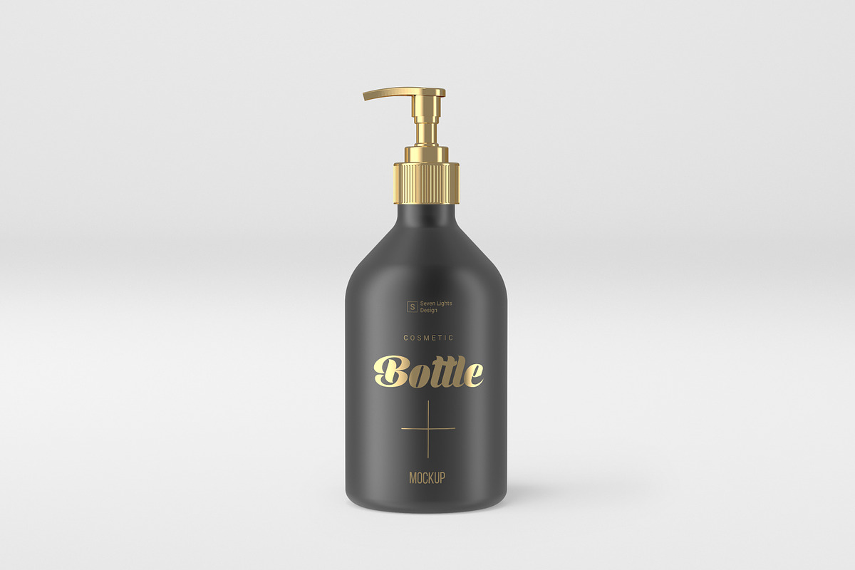 Cosmetic Bottle Mockup #3, a Cups & Container Mockup by Seven Lights (Photo 4 of 9)