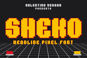 Sheko - Headline Pixel Font