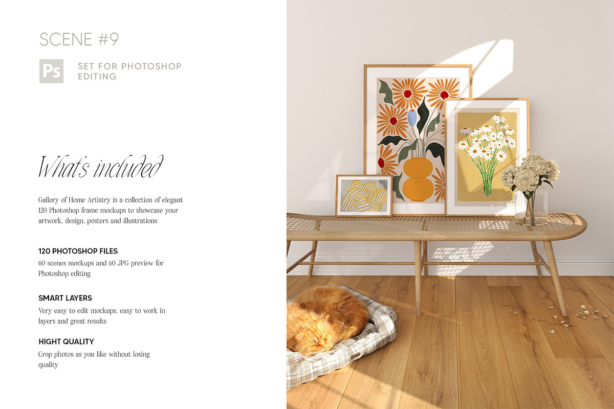 GALLERY ARTISTRY 120 Frames Mockups, a Household Mockup by Muse Mockups (Photo 19 of 27)