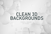 Clean 3D Backgrounds Animated, a Background Graphic by Mio Buono (Thumbnail 1 of 6)