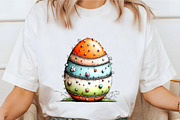 Whimsical Easter Egg Clipart, an Illustration by designcity5 (Thumbnail 5 of 5)
