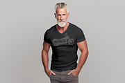 T-shirt Mockup, a Shirt Mockup by Graxaim Mock-up (Thumbnail 4 of 5)