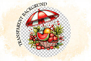 Whimsical Summer Clipart Bundle., an Illustration by SVGArt (Thumbnail 8 of 9)