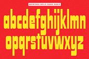Montera - Retro Bold Sans & Script, a Font by Hasbi Creative (Thumbnail 10 of 13)