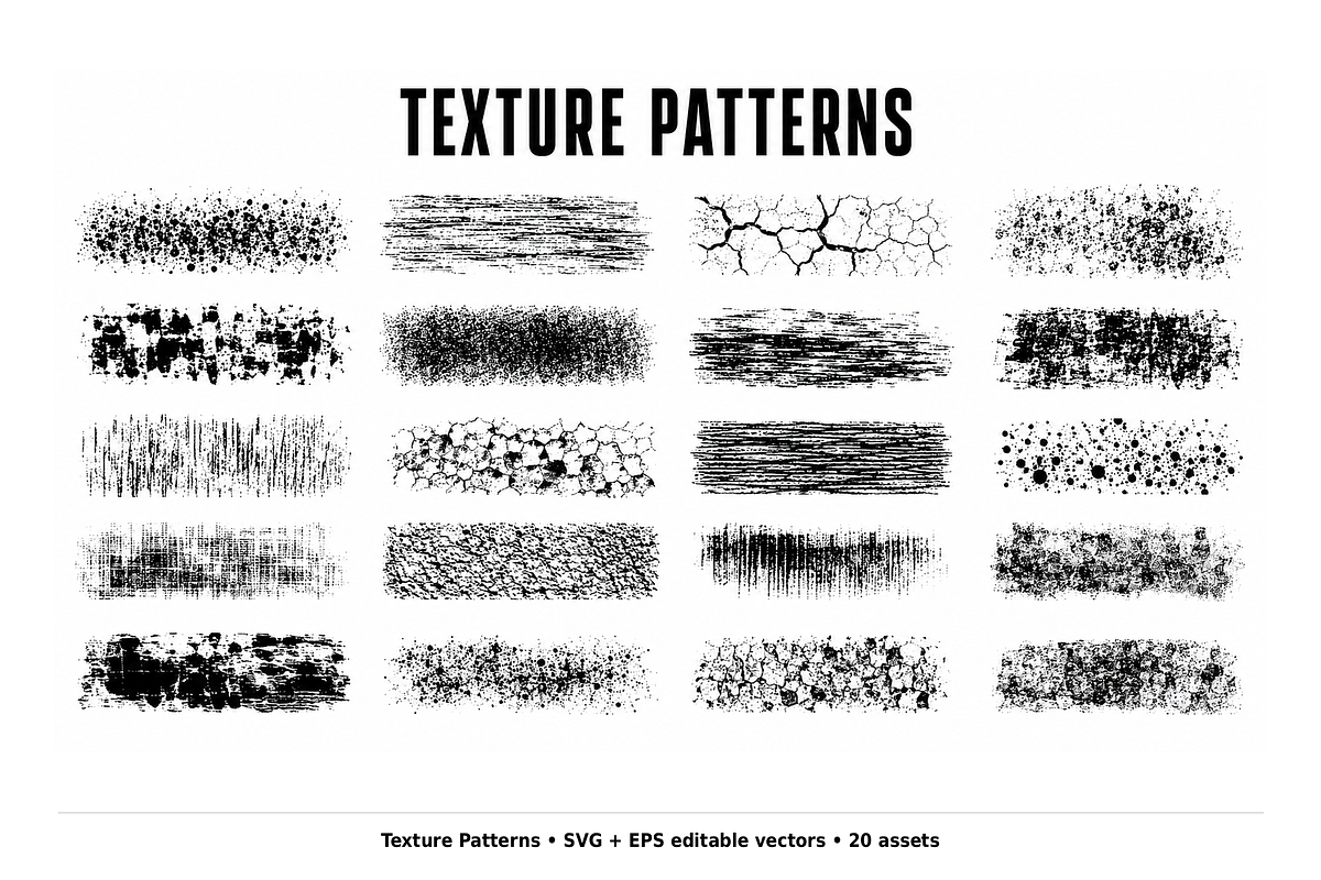 204 Ink Texture Vector Brushes, a Brush Add-On by ZinetroN (Photo 7 of 13)