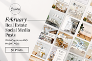 February Real Estate Social Media, a Social Media Template by Marketing Templates Co. (Thumbnail 2 of 10)