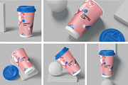 16 oz Paper Coffee Cup Mockups, a Cups & Container Mockup by megostudi0 (Thumbnail 1 of 7)