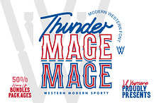 Thunder Mage Display Retro Font