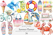 Cute Summer Planner, an Illustration by Design Market (Thumbnail 1 of 4)