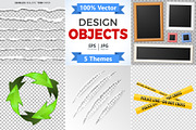 Wooden Frames, Torn Papers, Scratchs, an Animal Illustration by TAlex (Thumbnail 1 of 6)