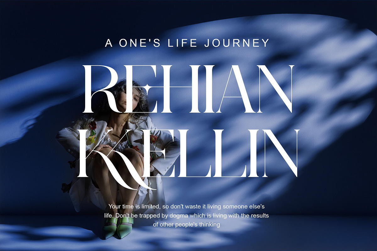 Rugine Elegant Serif Typeface, a Serif Font by Alfinart (Photo 10 of 10)
