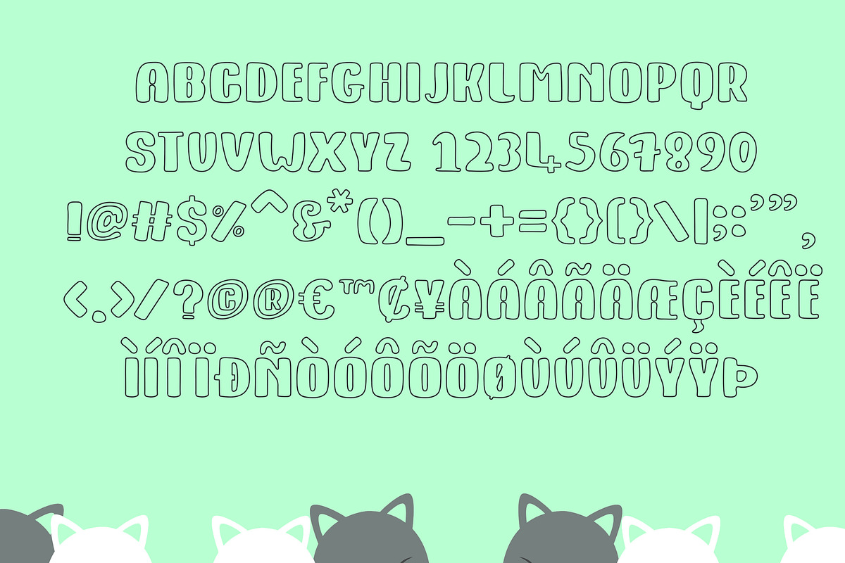Kitty Fat - Outline preview 4