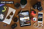 photographer's desk [MockUp Pack], a Presentation Template by The Drone Shop (Thumbnail 4 of 4)