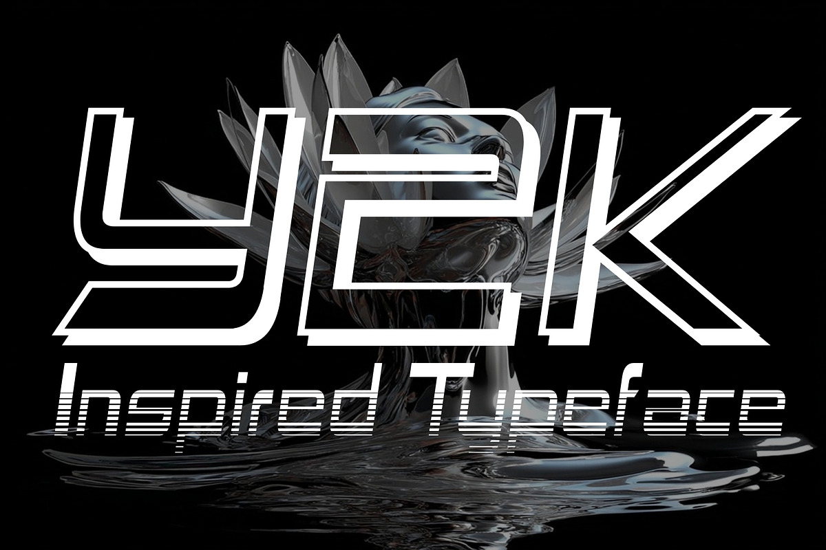 ChromeKid - Futuristic Y2K Font, a Sans Serif Font by HipFonts (Photo 5 of 8)