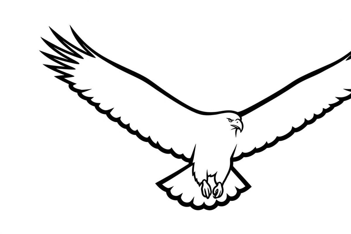 Powerful eagle flying wall art desig, an Illustration by Amazin_art (Photo 6 of 31)