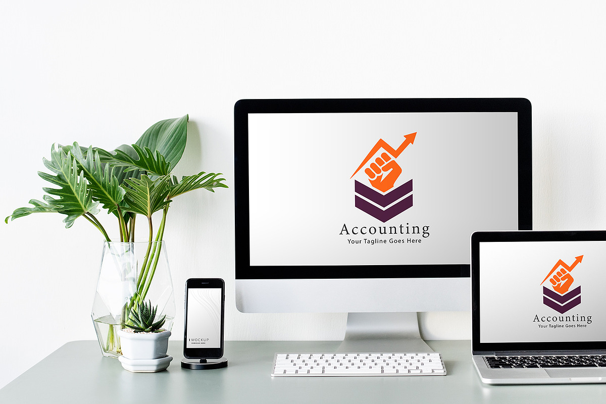 Modern Accounting Logo Design, a Branding & Logo Template by YUDesignStore (Photo 3 of 7)