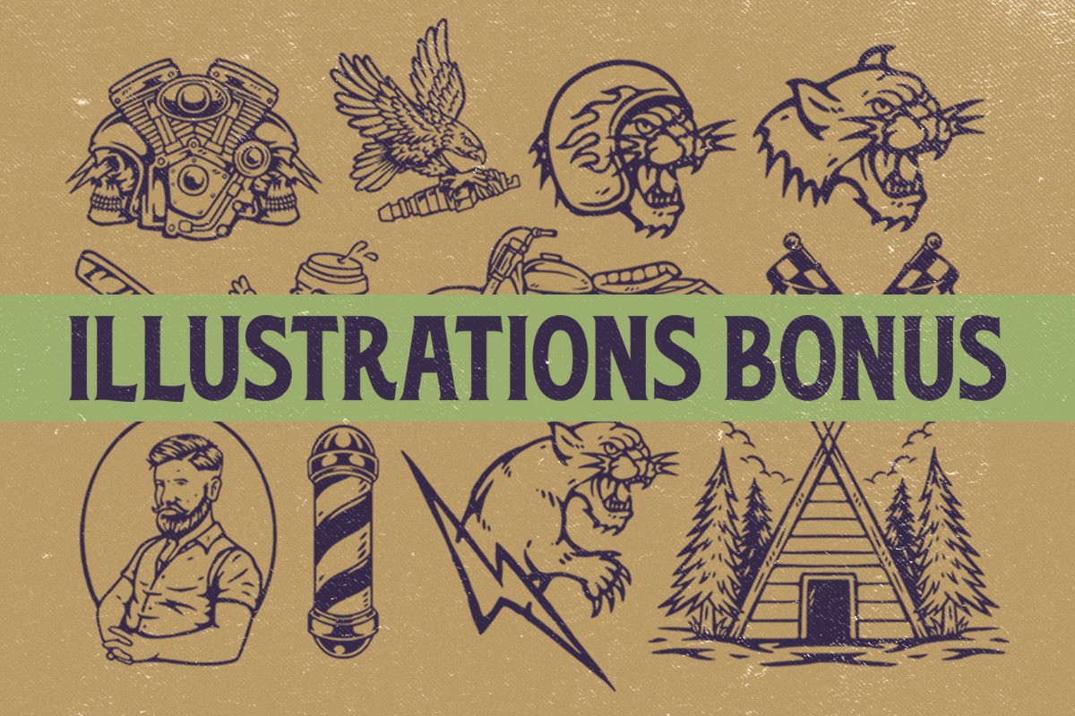 Midgrow Font Duo - Free Illustration, a Font by Letterhend Studio (Photo 6 of 9)