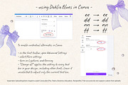 Dahlia Blues Handwritten Font, a Handwritten Font by Dina Mae (Thumbnail 12 of 12)