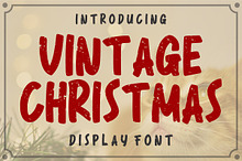 Vintage Christmas font