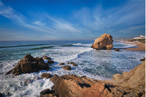 Penedo do Guincho boulder rock at, a Nature Photo by f9photos