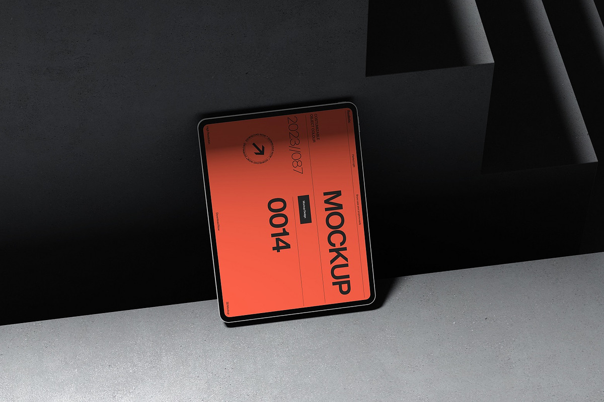 Tablet Mockup Kit, an iPad Mockup by kreatifreya (Photo 3 of 6)