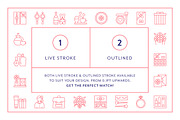 Mothers Day Line Icons, an Outline Icon by Made by Made (Thumbnail 4 of 7)